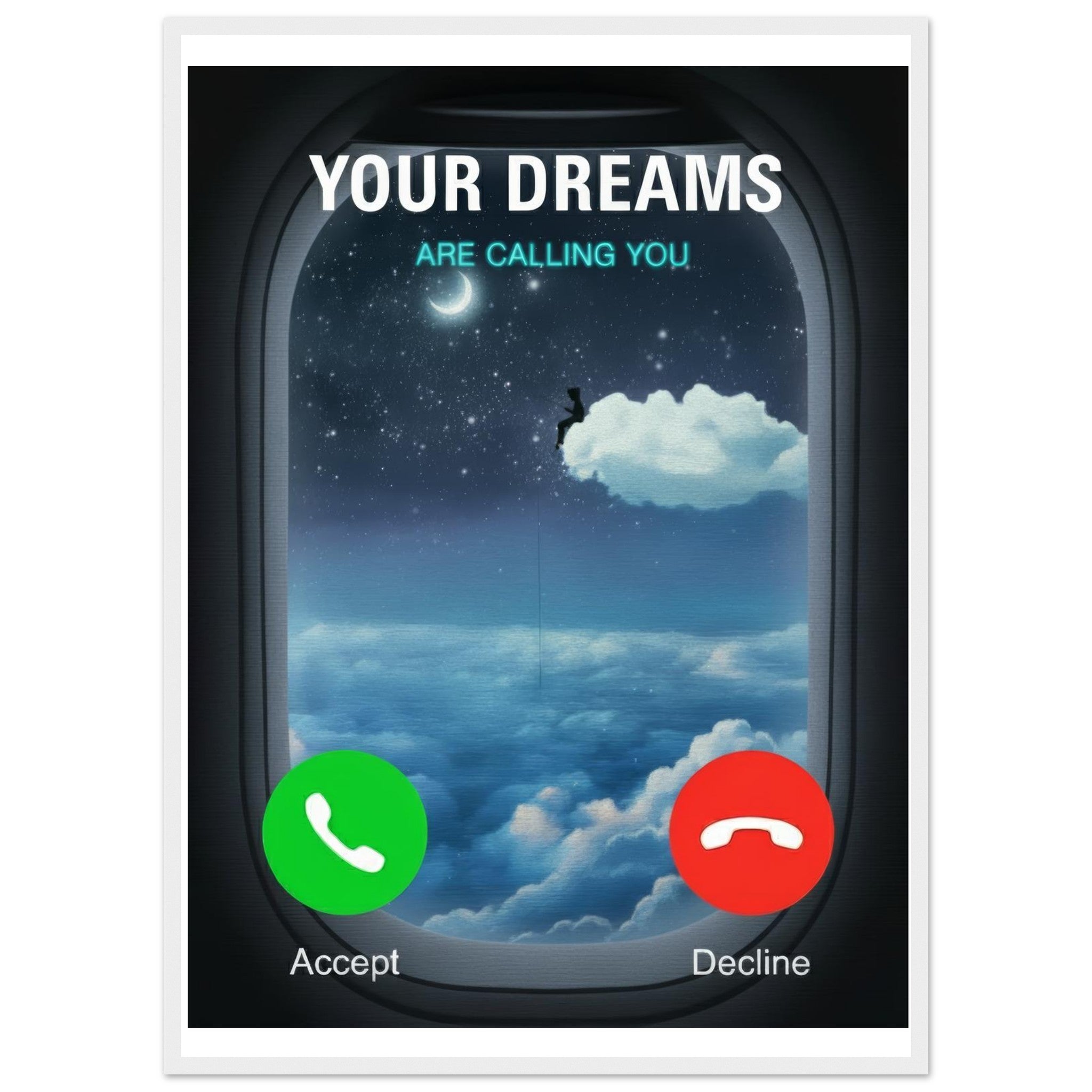 Your Dreams Are Calling You | Framed Canvas - DreamBrothers
