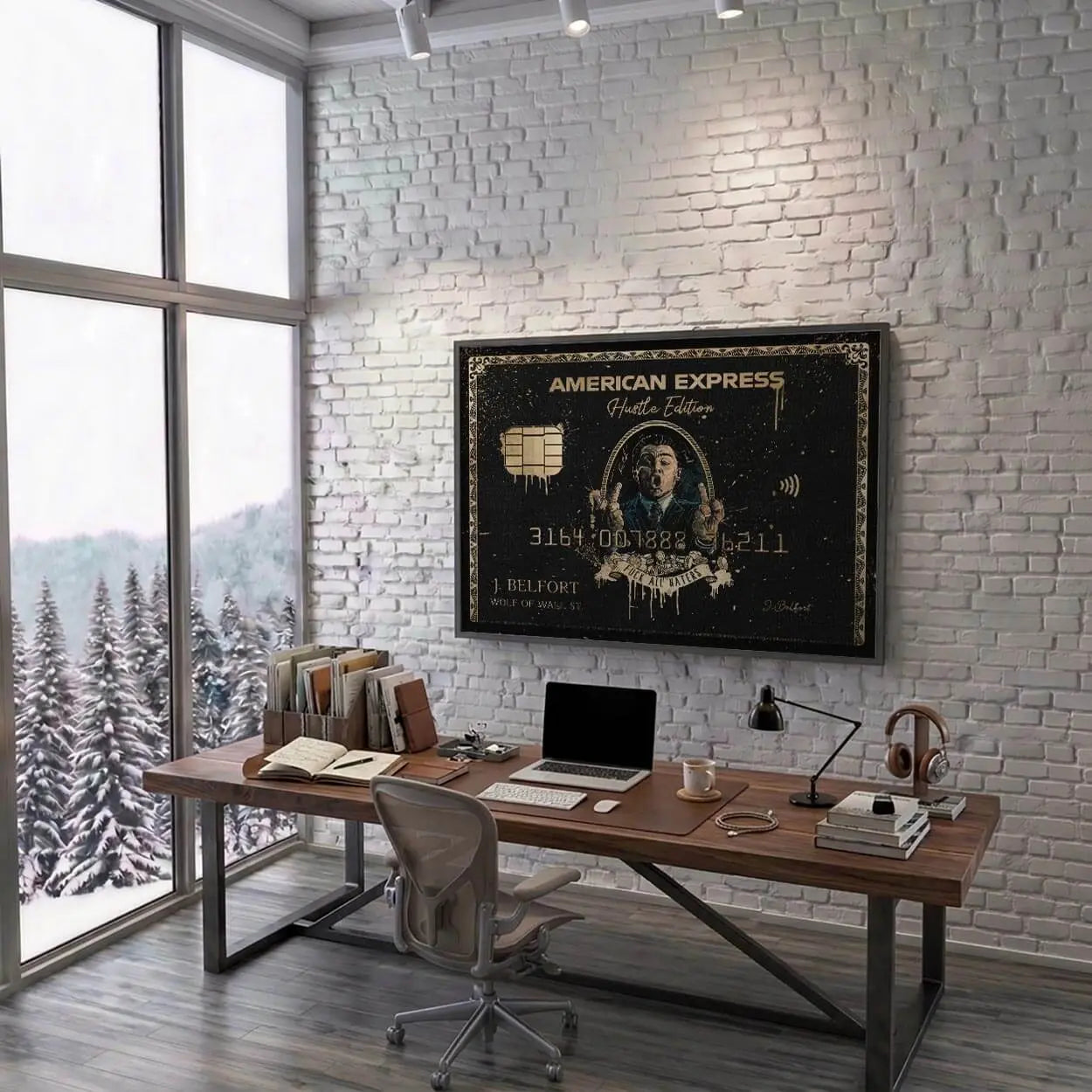 The Wolf Wall Street | American Express Custom Poster - DreamBrothers