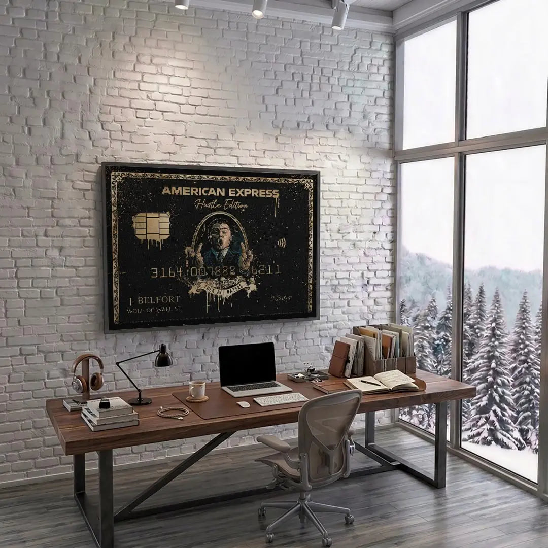 The Wolf Wall Street | American Express Custom Poster - DreamBrothers