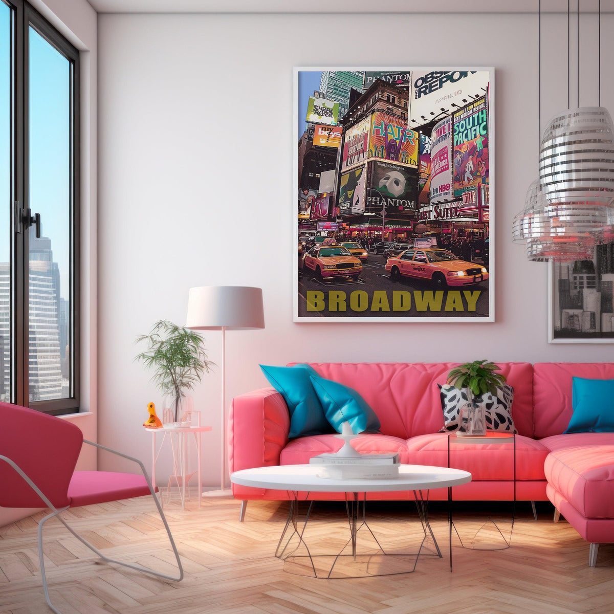 Broadway Times Square Retro Print - DreamBrothers