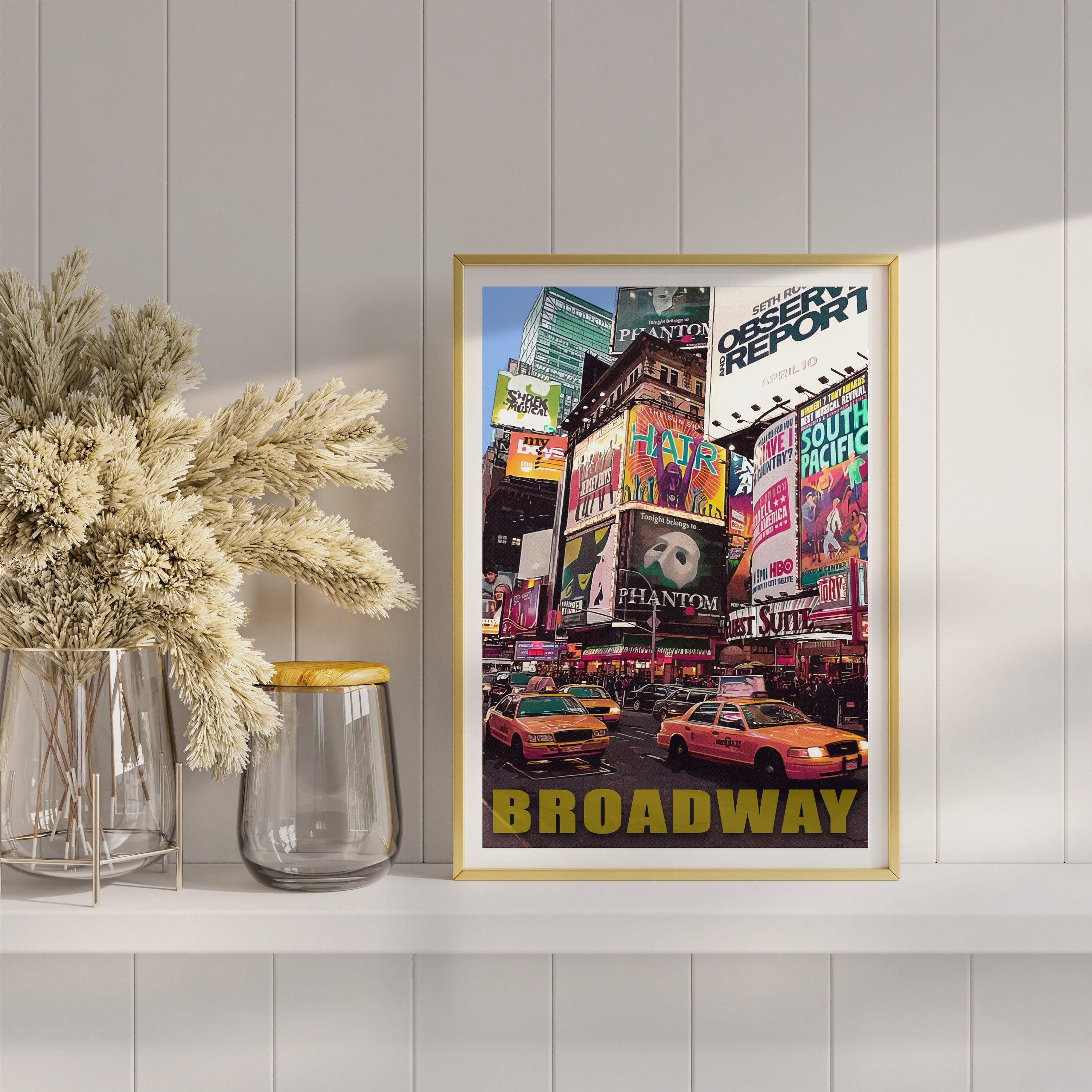 Broadway Times Square Retro Print - DreamBrothers
