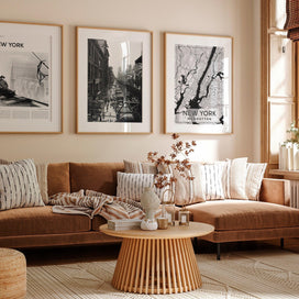 New York City Set of 3, Aesthetic Vintage Posters