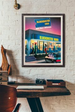 Blockbuster Video Retro ADS | Poster