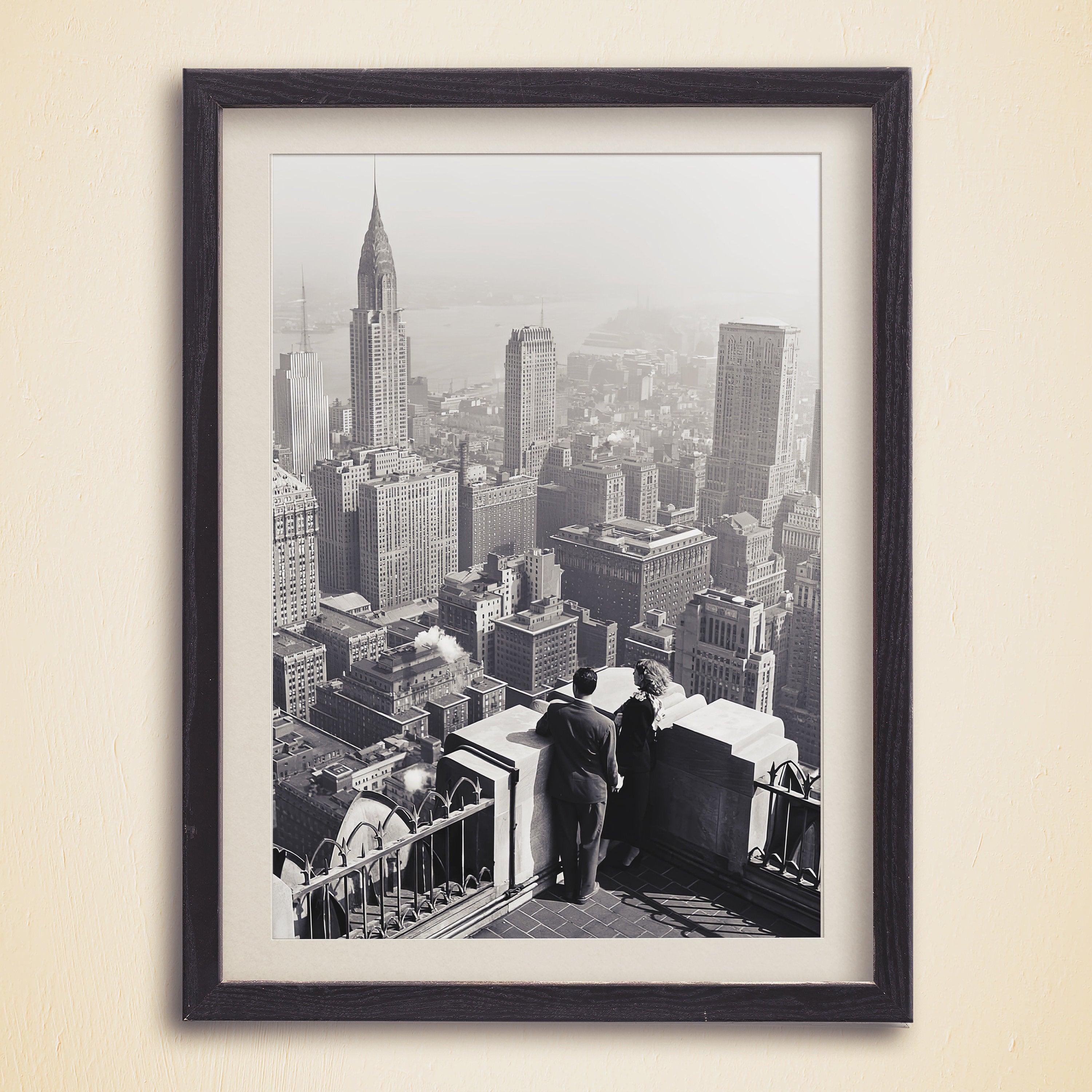 Chrysler Building Print, New York City Vintage Poster, Aesthetic Vintage Poster, Black And White Printable Photo, B&W, Travel Couple Gift