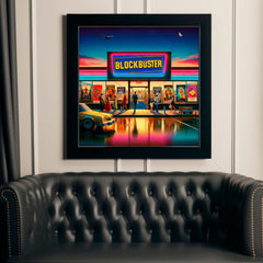 Blockbuster Movie Decor x Steamboat Willie Mickey | Poster