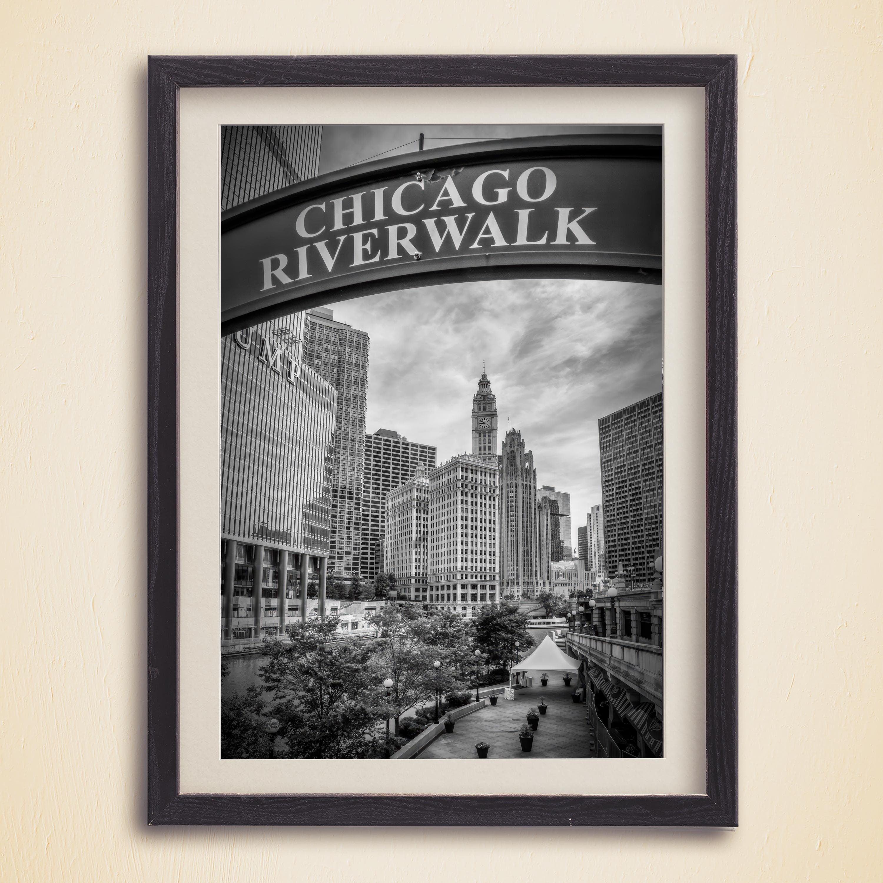 Chicago Riverwalk Vintage Photo | Poster