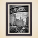 Chicago Riverwalk Vintage Photo | Poster