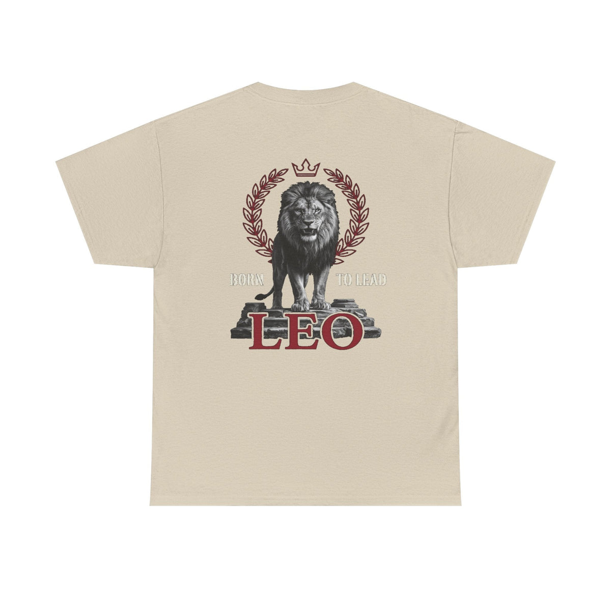 Leo Zodiac Lion Tee | Born To Lead - DreamBrothers