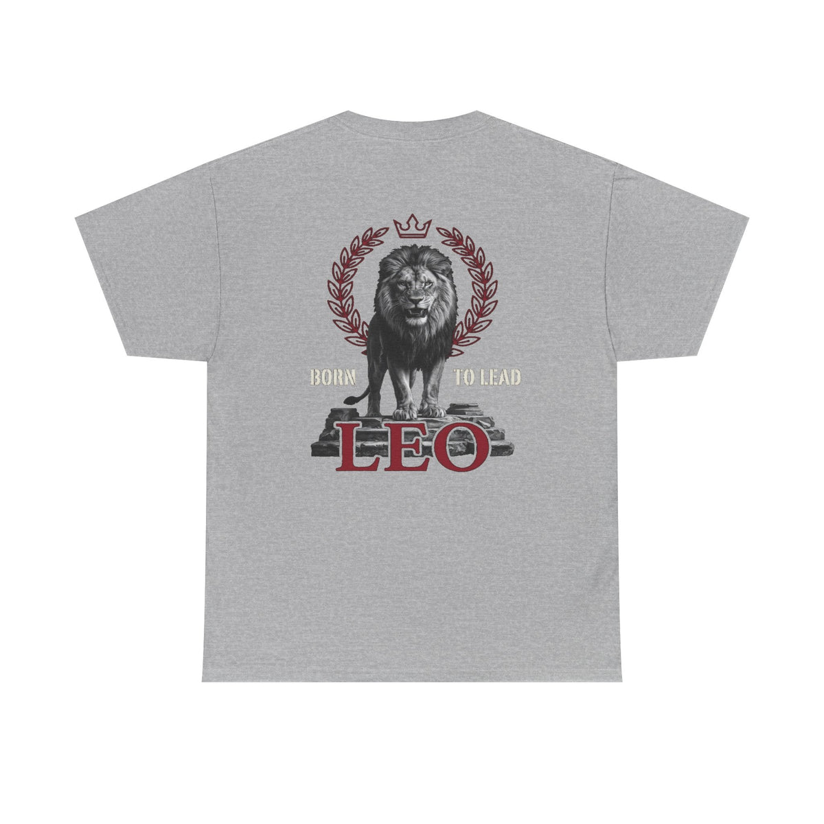 Leo Zodiac Lion Tee | Born To Lead - DreamBrothers
