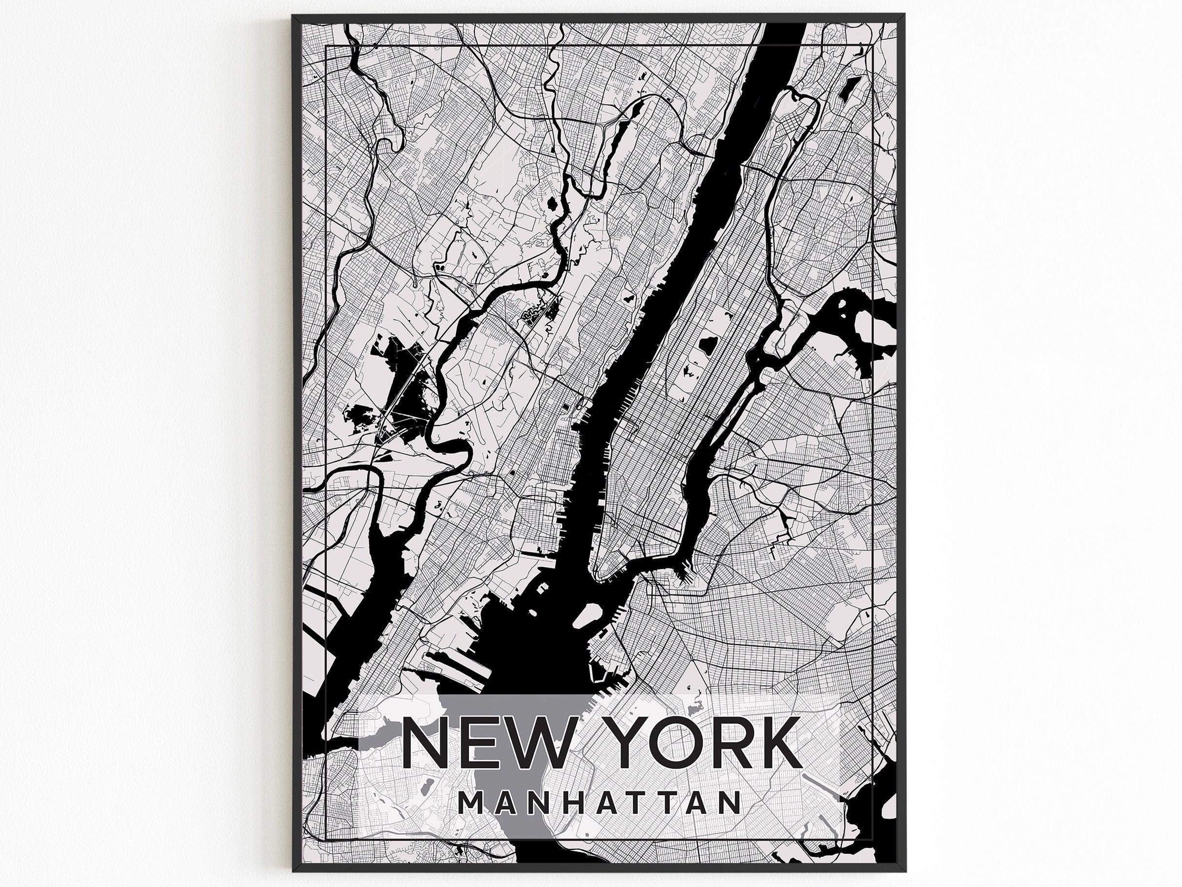 New York City Set of 3, Aesthetic Vintage Posters - DreamBrothers
