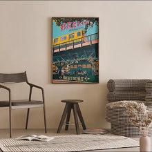 Translation missing: en.Berlin Burgermeister Vintage Poster - Retro 90s Kreuzberg U-Bahn Wall Artgeneral.accessibility.play_video